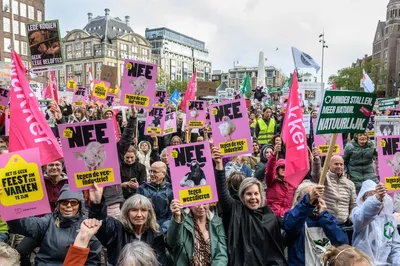 Foto van de Dierendag Demo.