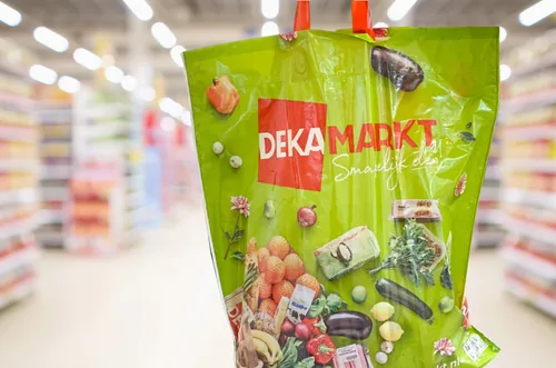 Beeld: groene Dekamarkt-tas