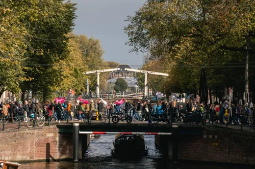 Foto tijdens Dierendag Demo