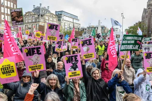 Foto van de Dierendag Demo.